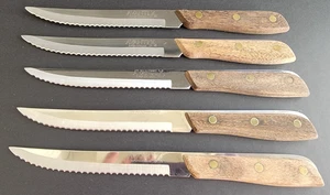 VINTAGE AVANTI X SUPER STAINLESS LIFETIME STEAKMESSER MESSER BESTECK JAPAN S/5 - Bild 1 von 7