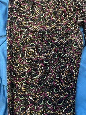 Leggings para mujer LuLaRoe talla TC ~ alto/curvilíneo~ búho de Halloween espeluznante peculiar oscuro Foto 1 de 3