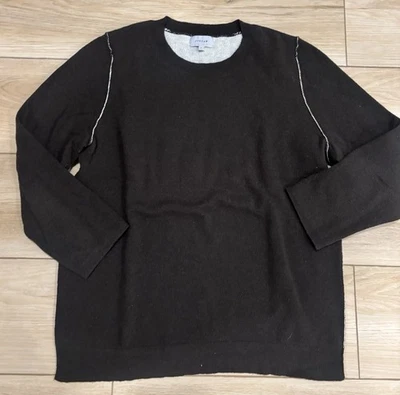 Jigsaw Sweater W’s 3/4 Sleeve Dark Olive Gray Wool Cashmere Blend Large L Jumper - Image 1 of 4