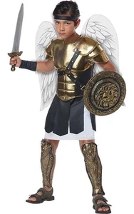 ARCÁNGEL GABRIEL NIÑO NIÑOS GUERRERO LIBRO SEMANA NAVIDAD DISFRAZ - Imagen 1 de 2