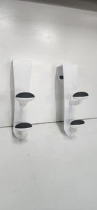 Heavy Duty Over the Door Hook Hanger Non-Slip 4 Pack White Hook Organizer - Picture 1 of 2