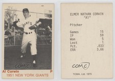 1975 TCMA 1951 New York Giants Al Corwin