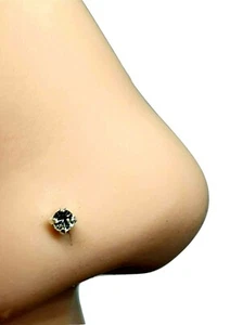 Juego de garra transparente de 2 mm para nariz cuadrada circonita cúbica 22 g... - Imagen 1 de 24