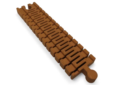 MTN PRINTS Flexible Schiene 18cm für Holzeisenbahn von Brio, Ikea, Lillabo