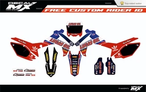 FITS HONDA CRF250R 2014 15 16 2017/CRF450R crf 2013 14 15 2016 graphic kit crf - Picture 1 of 2