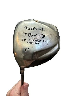 Trident Golf TS-10 Tri-Screw Ti Max-COR Driver 10 LH Stiff Carbon 45" Shaft - Image 1 of 4