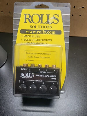 Rolls MX42  Stereo Mini Mixer - Image 1 of 4
