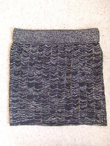 Atmosphere Primark Black Sparkly Skirt Elasticated Waist Size 10 - NEW! - Picture 1 of 1