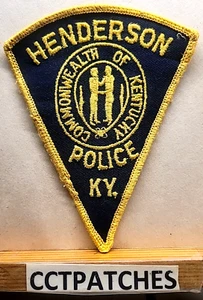 VINTAGE HENDERSON, KENTUCKY POLICE SHOULDER PATCH KY - Picture 1 of 2