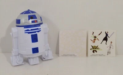 Boneco de ação raro 2008 R2-D2 e adesivos 3,75" McDonald's EUROPE Star Clone Wars - Imagem 1 de 4