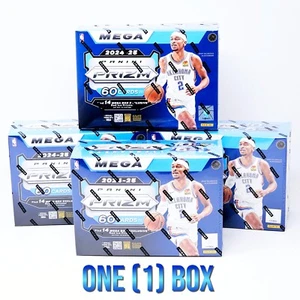 2024-25 Panini NBA Prizm Basketball Trading Card - Mega Box (Red Ice) New Sealed - Picture 1 of 13