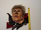 Vintage Dyan Nelson Hand Painted Signed Head Wall Mask Cat Jesture Theater Rare!