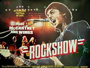 Poster quad originale britannico rockshow 30""x40"" arrotolato paul mccartney nuovo - Foto 1 di 1