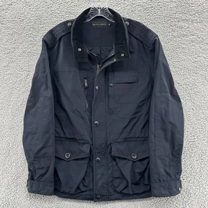 Ralph Lauren Black Label Jacket Womens Large L Blue Corduroy Collar Chore Jacket - Picture 1 of 18