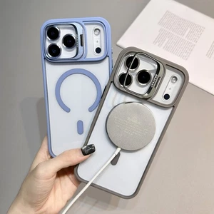 Shockproof Clear Case For iPhone 17 Pro Max with Magnetic Charging Dustproof - Picture 1 of 20