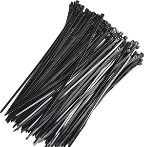 Schwarze Nylon Zip Kabelbinder - 250 Stück, 300 mm x 4,8 mm - Bild 1 von 6