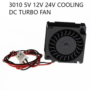 5V 12V 24V Cooling DC Turbo Fan Brushless 3D Printer Parts Blower Fan 3010 - Afbeelding 1 van 6