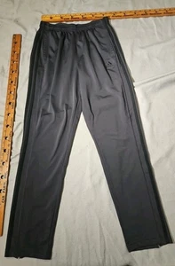 Pantalones de chándal Adidas para mujer gris medio con logotipo cordón cremallera - Imagen 1 de 13