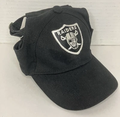 Gorra negra para perro Raiders NFL para el mejor amigo del hombre Foto 1 de 4