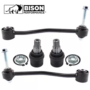 Bison Performance 4pc Front Sway Bar Link and Lower Ball Joint Kit For Ford 4WD - Picture 1 of 4