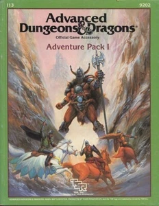 I13 ADVENTURE PACK I Vintage Dungeons Dragons D&D TSR Adventure Module One 1 - Imagen 1 de 3