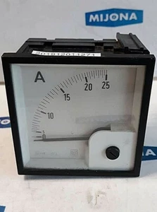 Amperímetro IME 482 HIELO 0-25A 70x70mm - Imagen 1 de 5