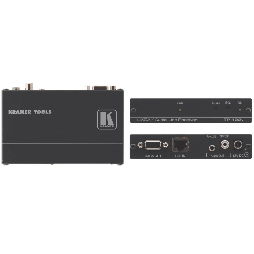 Kramer TP-122XL Computer Graphics Video Stereo Audio over Twisted Pair Receive - Image 1 of 1