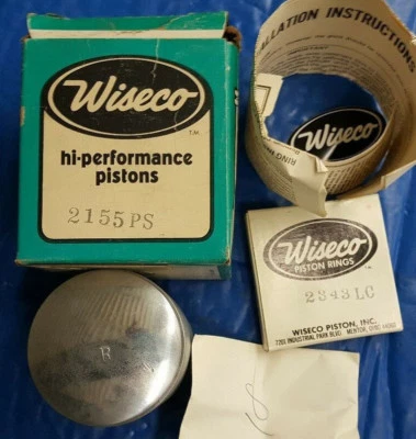 VINTAGE 2155PS WISECO SNOWMOBLIE PISTON SKI DOO 340 ROTAX  TNT OLYMPIC EVEREST   - Image 1 of 4