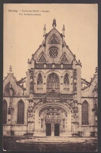 BOURG en BRESSE Église de Brou Façade CPA écrite le 2 Sept. 1937 Édit. Barachin - Imagen 1 de 2