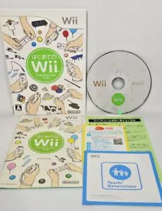 Hajimete no Wii Your First Step to Wii Nintendo Wii Play Japón Vendedor de EE. UU. - Imagen 1 de 9