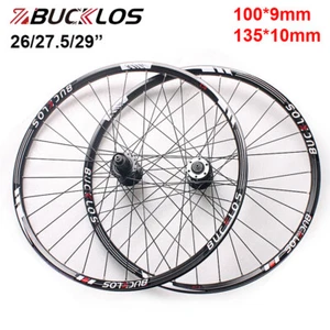 Mountain Bike Wheels 26/27.5/29 inch Disc Brake QR Aluminum Clincher Rim 8/9/10S - Picture 1 of 18