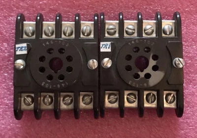 Lot Of 2 Amphenol 146-103 Relay Socket  - Image 1 of 4