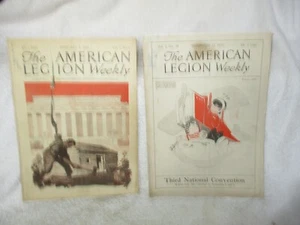 Revistas semanales The American Legion de 1921 y 1923 - Imagen 1 de 1