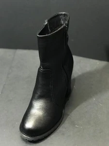 New Pink Pop Abigail Heeled Black Zipper Women's Booties Size US 10 M - Picture 1 of 7