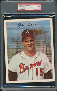1967 Dexter Press Joe Torre PSA Near Mint 7 All Star HOF Atlanta Braves  