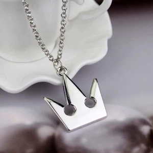 Brand New! Kingdom Hearts Sora's Crown Necklace - Chain & Metal Pendant - Picture 1 of 3