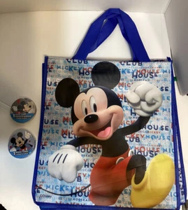 Mickey Mouse Reusable 13 inch Tote and 2 Mickey Mouse Magic Towels- Lot of 3 - Picture 1 of 4