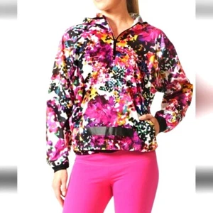 Suéter rompevientos ligero floral multicolor Adidas - mediano - Imagen 1 de 7