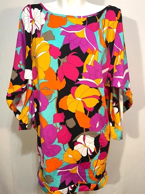 Vestido túnica de playa Trina Turk Gemini para mujer grande nuevo con etiquetas NUEVO Foto 1 de 4