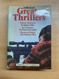 VINTAGE "GREAT THRILLERS" EAGLE HAS LANDED / ICE STATION ZEBRA ETC HB BOOK (P6) - Picture 1 of 11