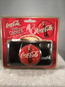 NIP Vintage 1999 Coca-Cola 35mm Reusable Camera NEW SEALED Film Inside - Picture 1 of 2