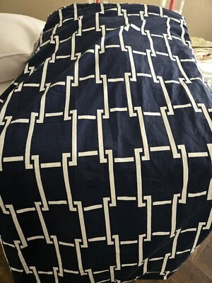 Edredón Pottery Barn blanco marino reina/completo Foto 1 de 3