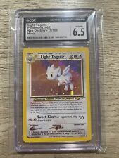 Pokémon TCG Light Togetic Neo Destiny 15/105 Holo Unlimited Rare CGC 6.5