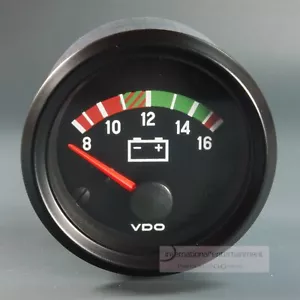 VDO VOLTMETER 12 Volt ZUSATZ INSTRUMENT- GAUGE 52mm Cockpit international - Bild 1 von 2