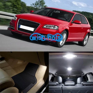 12Pcs Canbus White Interior LED Light Package KIT For Audi  A3 S3 8P 2006-2011 - Picture 1 of 8