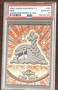 2000 Topps Pokemon TV Series 2 MUK #89 Holo Foil PSA 10 Gem Mint - Picture 1 of 2