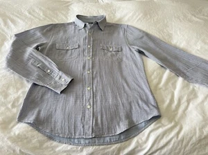 Vince | Men’s Large | Button Down Check Front Long Sleeve Cotton | As Is - Picture 1 of 11