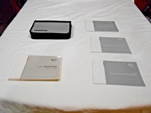 2007 NISSAN SENTRA OWNER MANUAL 4/PC SET & GRAY + BLACK NISSAN FACTORY CASE - Picture 1 of 5