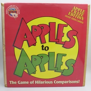 Apples to Apples The Apple Crate Deluxe Edition Wooden Box Party Board Game - Picture 1 of 12
