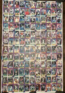 1990 Topps Baseball Uncut Sheet (2 Sheets) - Picture 1 of 16
